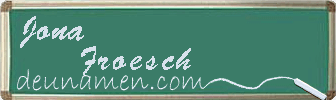 Jona Froesch Visitenkarte